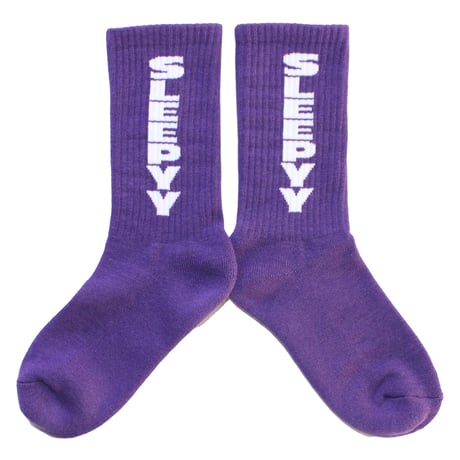 LOGO SOCKS PURPLE
