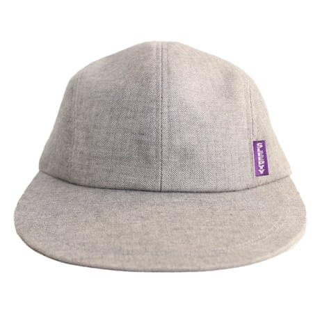 HERRINGBONE DUCKBILL CAP GREY