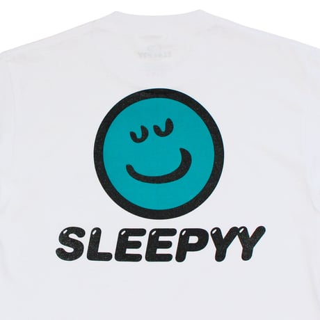 FACE LOGO  S/S TEE WHITE