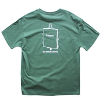 BED MAKING SERVICE S/S TEE FOREST GREEN