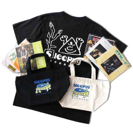 RECORD SHOP 7” TOTE BAG NATURAL