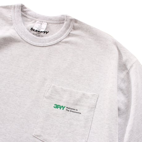 3PYY POCKET TEE ASH