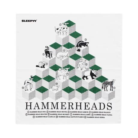 HUMMER HEADS BANDANA