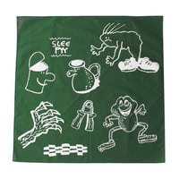 DRAWING BANDANA GREEN