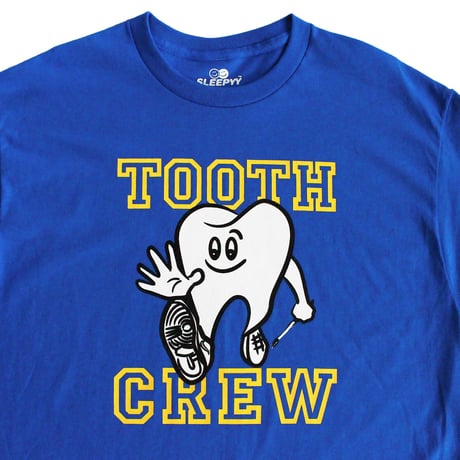 TOOTH CREW S/S TEE BLUE