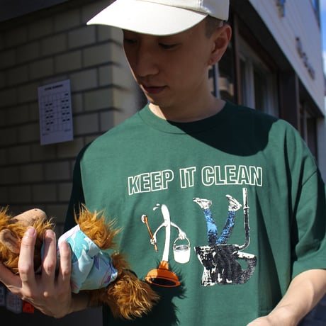 PLUNGER S/S TEE GREEN