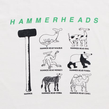 HAMMER HEADS S/S TEE IVORY