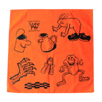 DRAWING BANDANA ORANGE