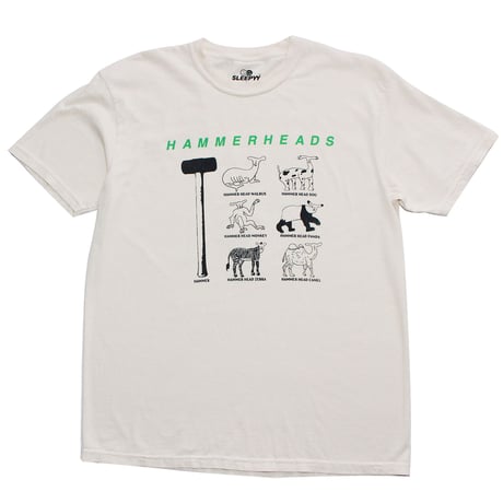 HAMMER HEADS S/S TEE IVORY