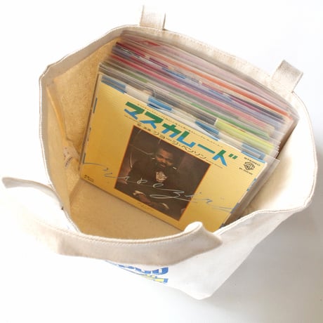 RECORD SHOP 7” TOTE BAG NATURAL