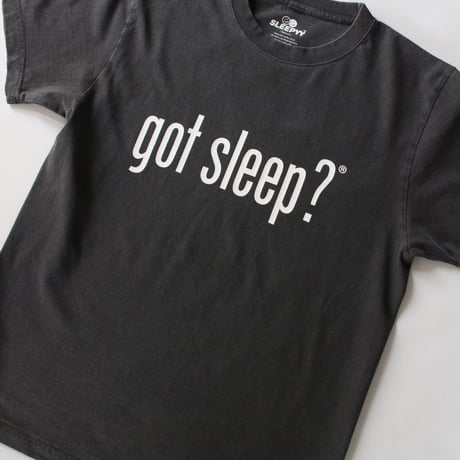 GOT SLEEP? S/S TEE VINTAGE BLACK