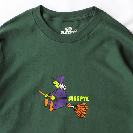 WITCH L/S TEE FOREST GREEN