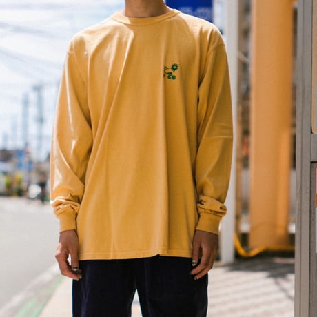 DADDY L/S TEE MUSTARD