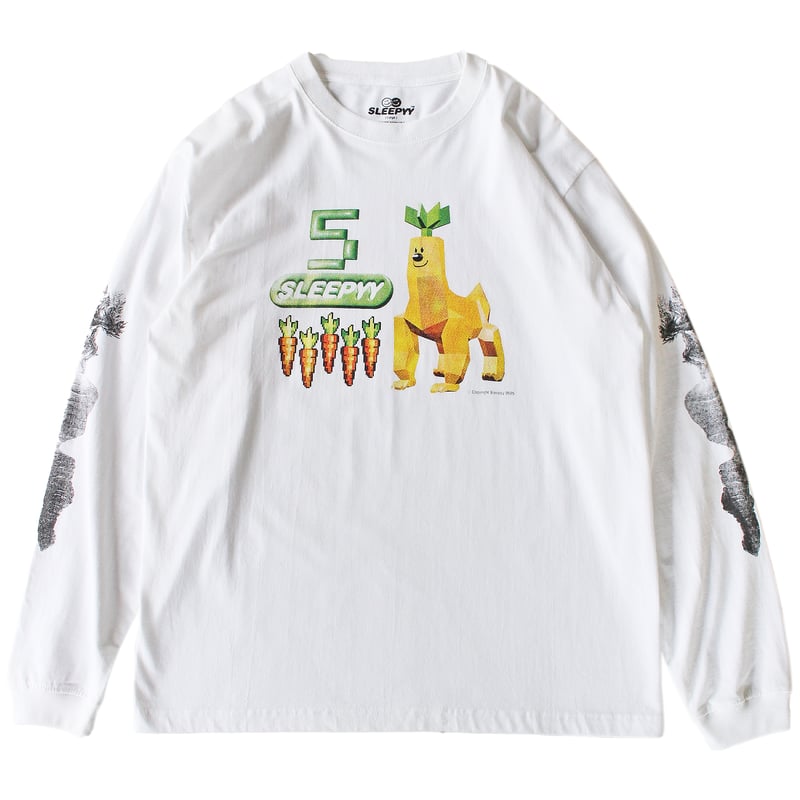 【YESEYESEE】Soki Haetae Tee Carrot★関税込★ CARROT DOG L/S TEE | SLEEPYY ONLINE SHOP
