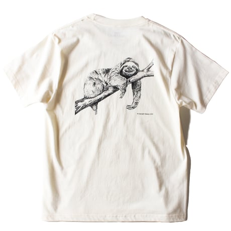 SLOTH S/S TEE OFF WHITE