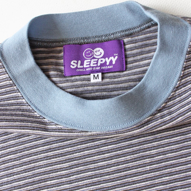 MIDNIGHT BORDER POCKET TEE | SLEEPYY ONLINE SHOP