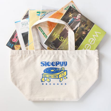 RECORD SHOP 7” TOTE BAG NATURAL