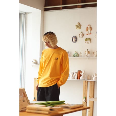 MAD DOG L/S GARMENT TEE ICEGRAY