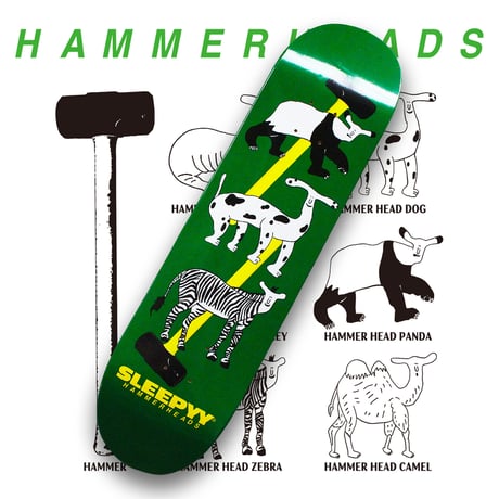 HAMMER HEADS DECK 8"