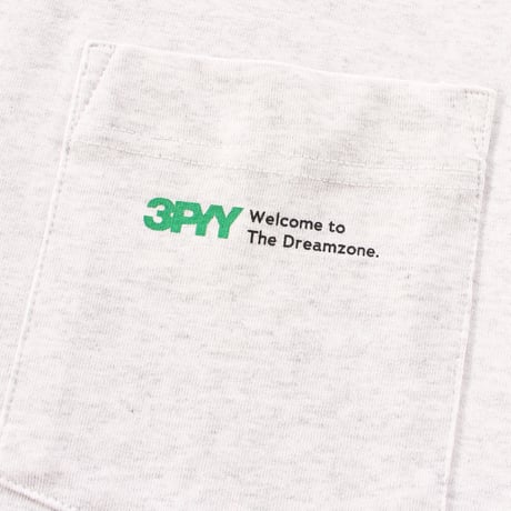 3PYY POCKET TEE ASH