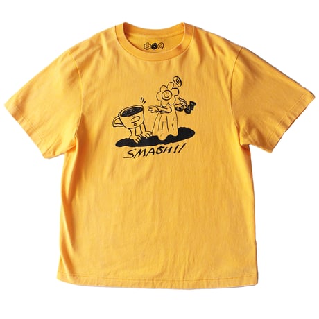 SMASH S/S TEE VINTAGE YELLOW