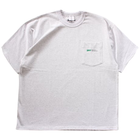 3PYY POCKET TEE ASH