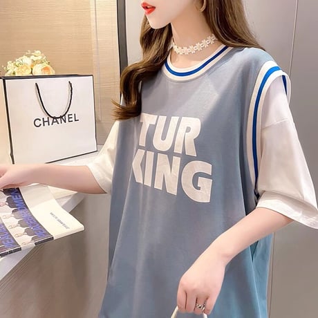マタニティ　トップス　Tシャツ　ラウンドネック　ゆったり　カジュアル