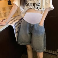 マタニティ　ボトムス　パンツ　デニム　ショートパンツ　カジュアル