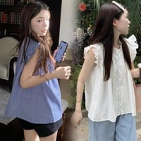 マタニティ　トップス　ブラウス　チェック　ガーリー　ゆったり