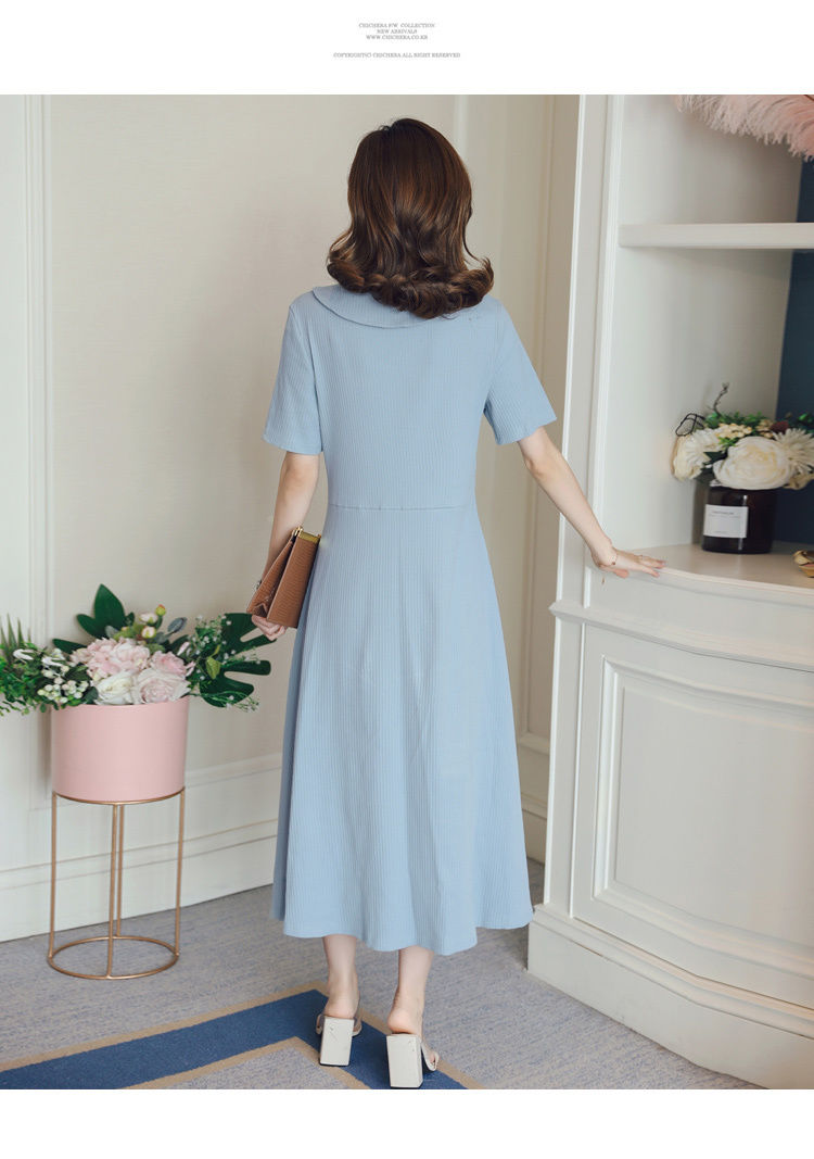 ワンピース　きれいめ　タグ付き　マタニティ　産後 マタニティ ワンピース 産前産後OK きれいめロングワンピース