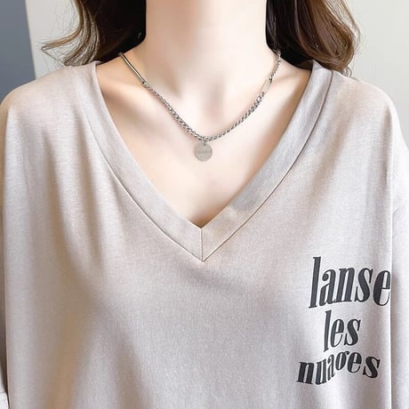 マタニティ　トップス　Tシャツ　ラウンドネック　ビッグサイズ　ゆったり