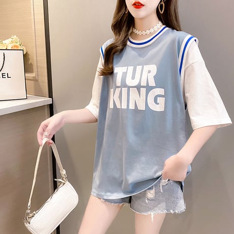 マタニティ　トップス　Tシャツ　ラウンドネック　ゆったり　カジュアル