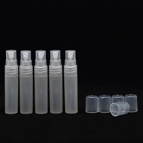 5ml / 10ml スクリュー式ポリプロピレンアトマイザー10個セット