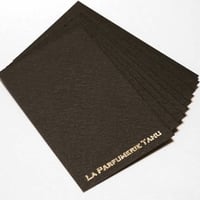 LPT®ブラックカードムエット(ユーロサイズ)　50枚入　FSC®認証紙使用