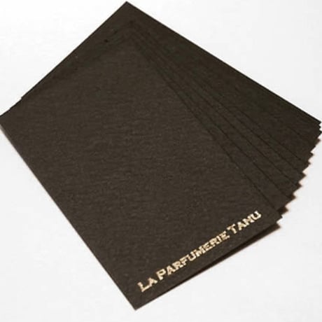 LPT®ブラックカードムエット(ユーロサイズ)　50枚入　FSC®認証紙使用