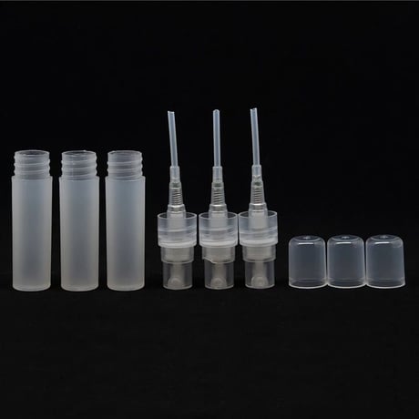 5ml / 10ml スクリュー式ポリプロピレンアトマイザー10個セット