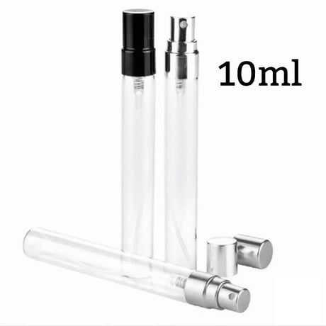 5ml / 10ml メタルヘッドガラスアトマイザー　5個セット