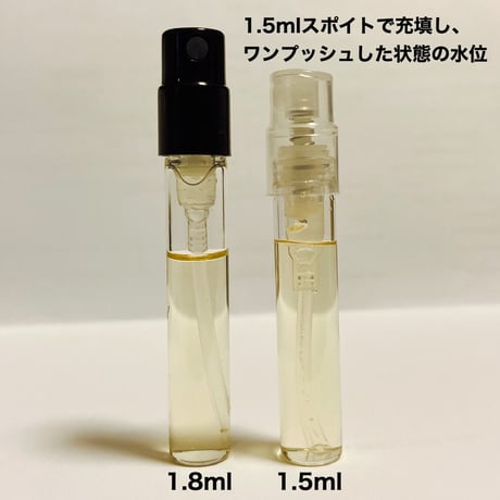1.5mlバヨネットガラスアトマイザー　10個セット