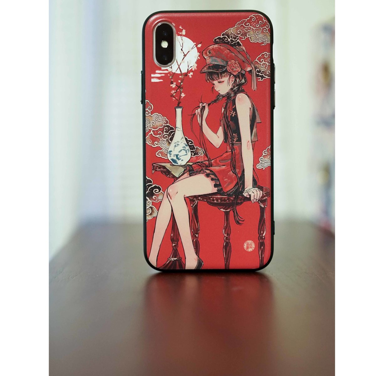 壺也】月下少女(iPhone case 浮彫加工) | 形而上MetaMatter 壺也】月下少女(iPhone case 浮彫加工) | 形而上MetaMatter