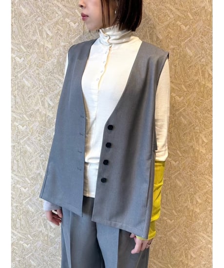 mink chair ★ back flare gilet