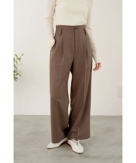 mink chair ★ mini frill straight  pants