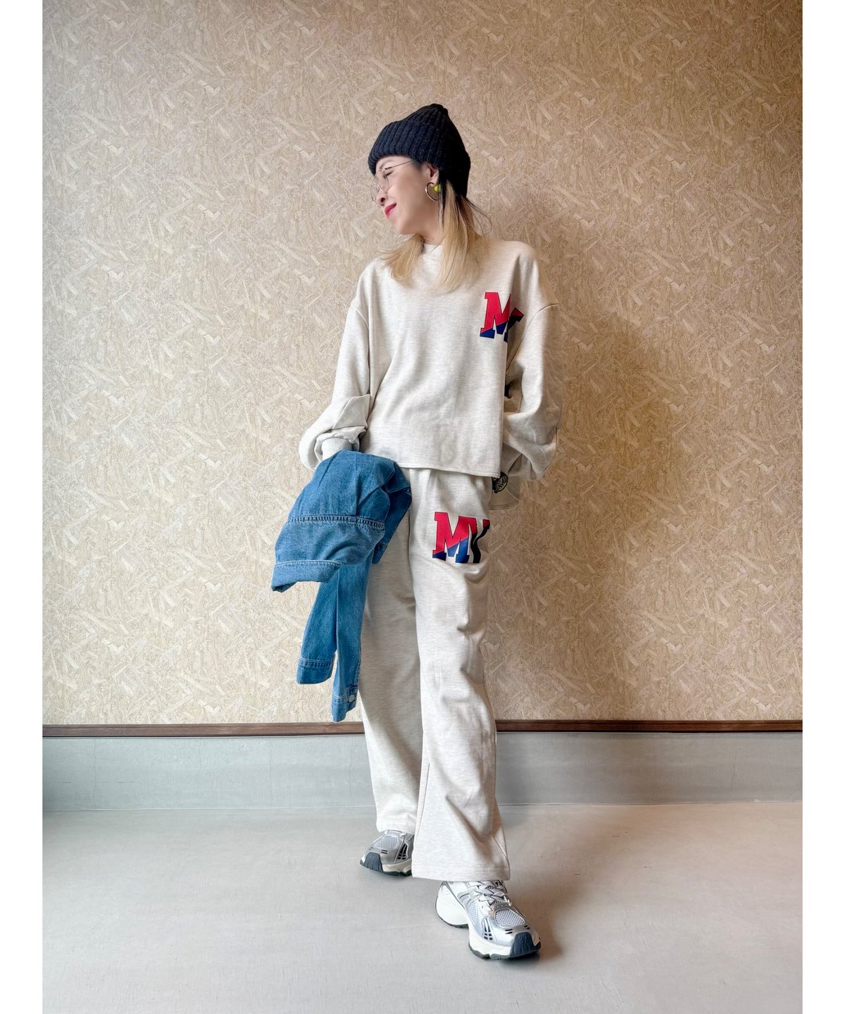 MARGAUX VINTAGE ☆ logo sweat pullover | BASTET