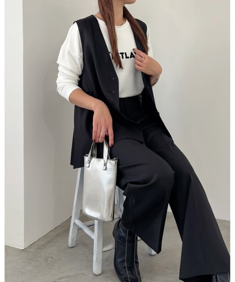 mink chair ★ back flare gilet