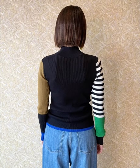 RISLEY ★ bi-color 2way knit