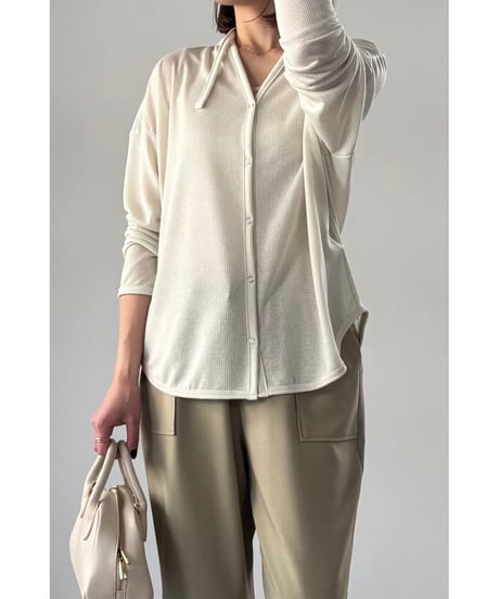 FOSI. ★ halter neck sheer cardigan