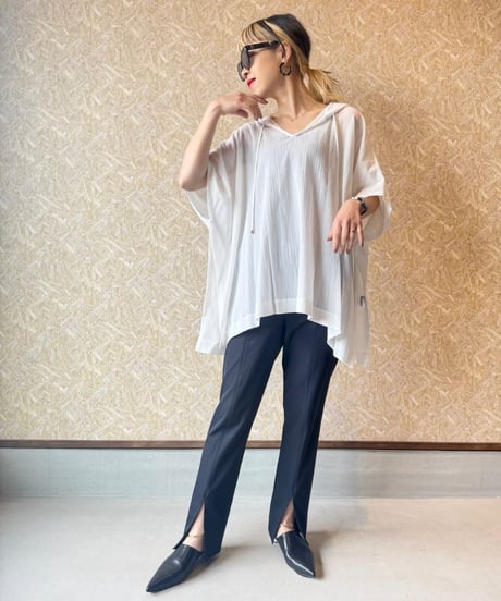 CHIGNON ★ sheer mesh poncho