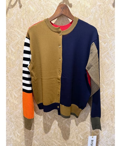 RISLEY ★ bi-color 2way cardigan
