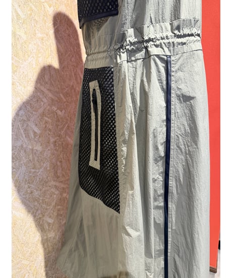 RISLEY ★ long sheer gilet one-piece
