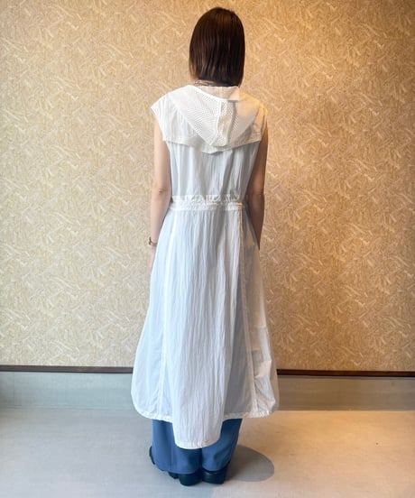 RISLEY ★ long sheer gilet one-piece