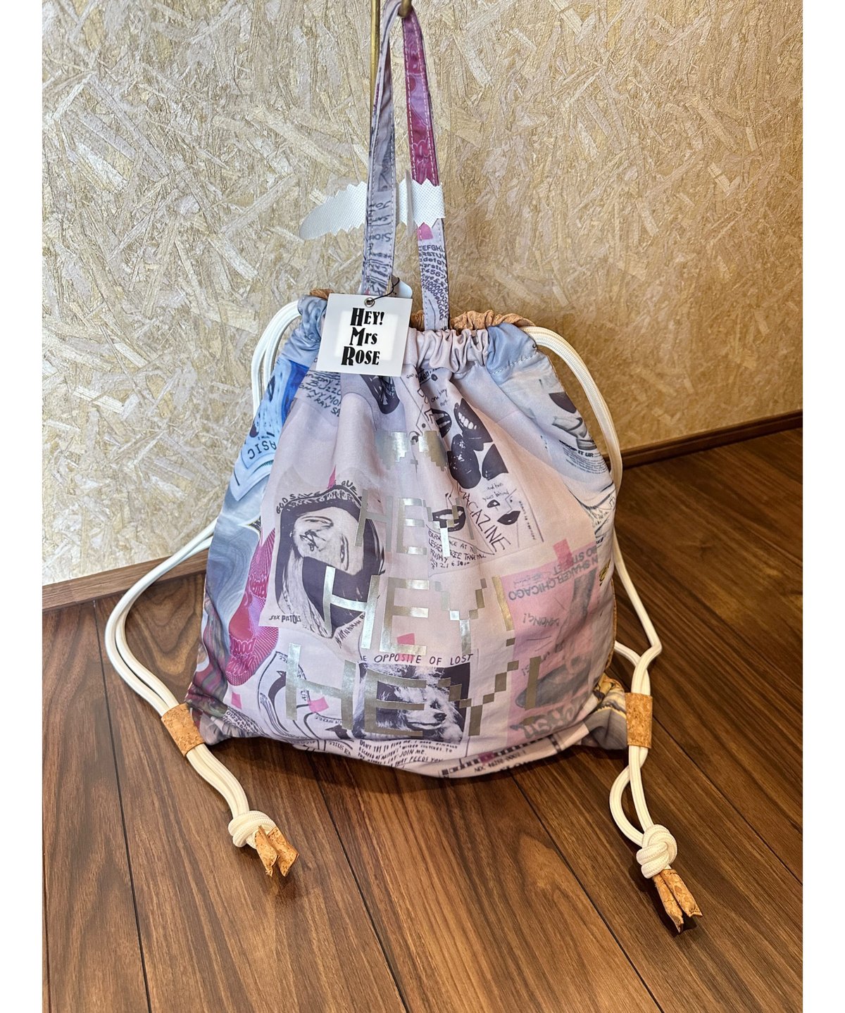 HEY! Mrs Rose ☆ uneune knapsack / silver | BA
